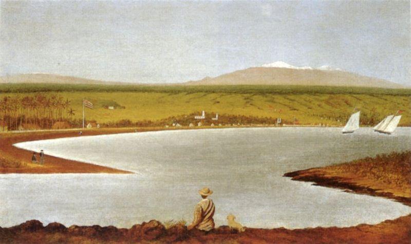 Joseph Nawahi Hilo Bay Germany oil painting art